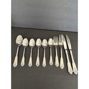 Vintage Rogers Stanley Roberts Norcrest Brentwood Stainless 10 Pieces Korea